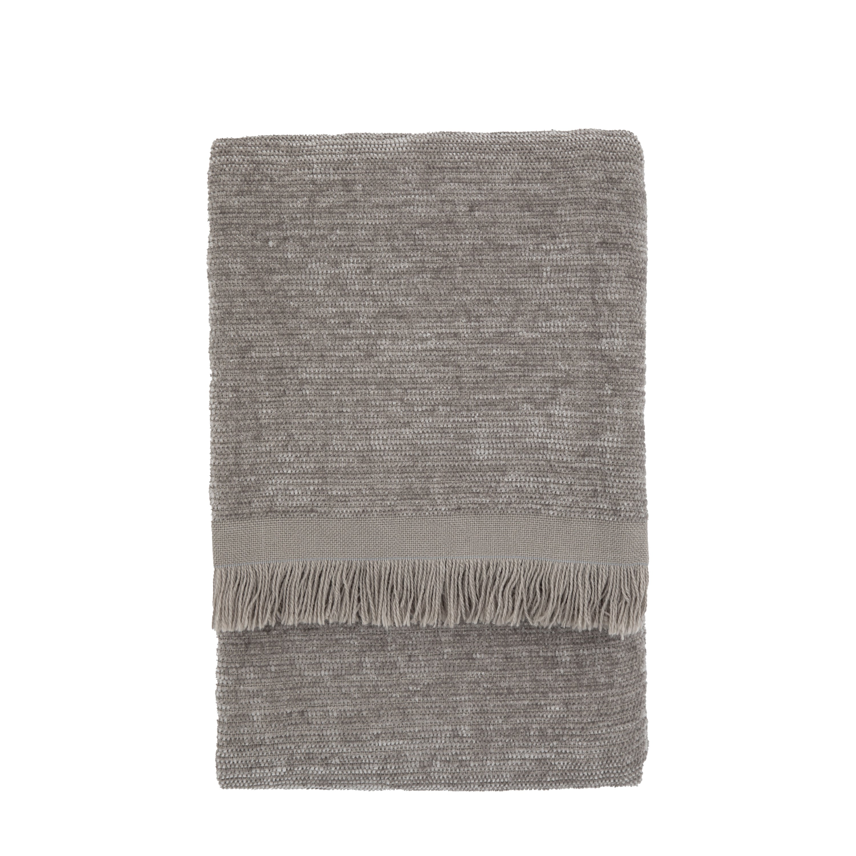 Willow Grey Chenille Throw